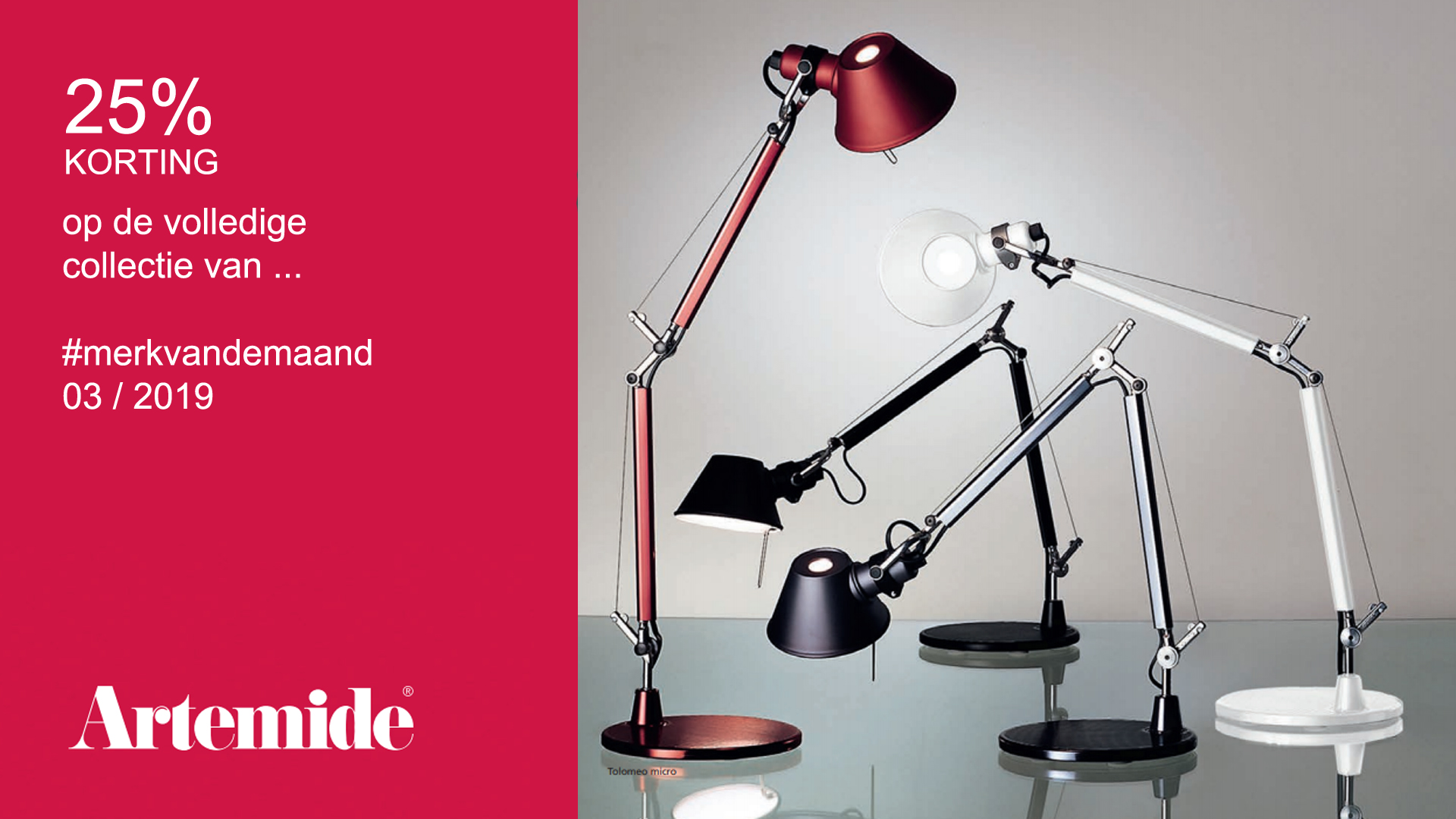 Lightfactory_artemide_korting_sale_25%_merkvandemaand_maart_2019